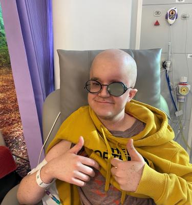 Freddie D in hospital 