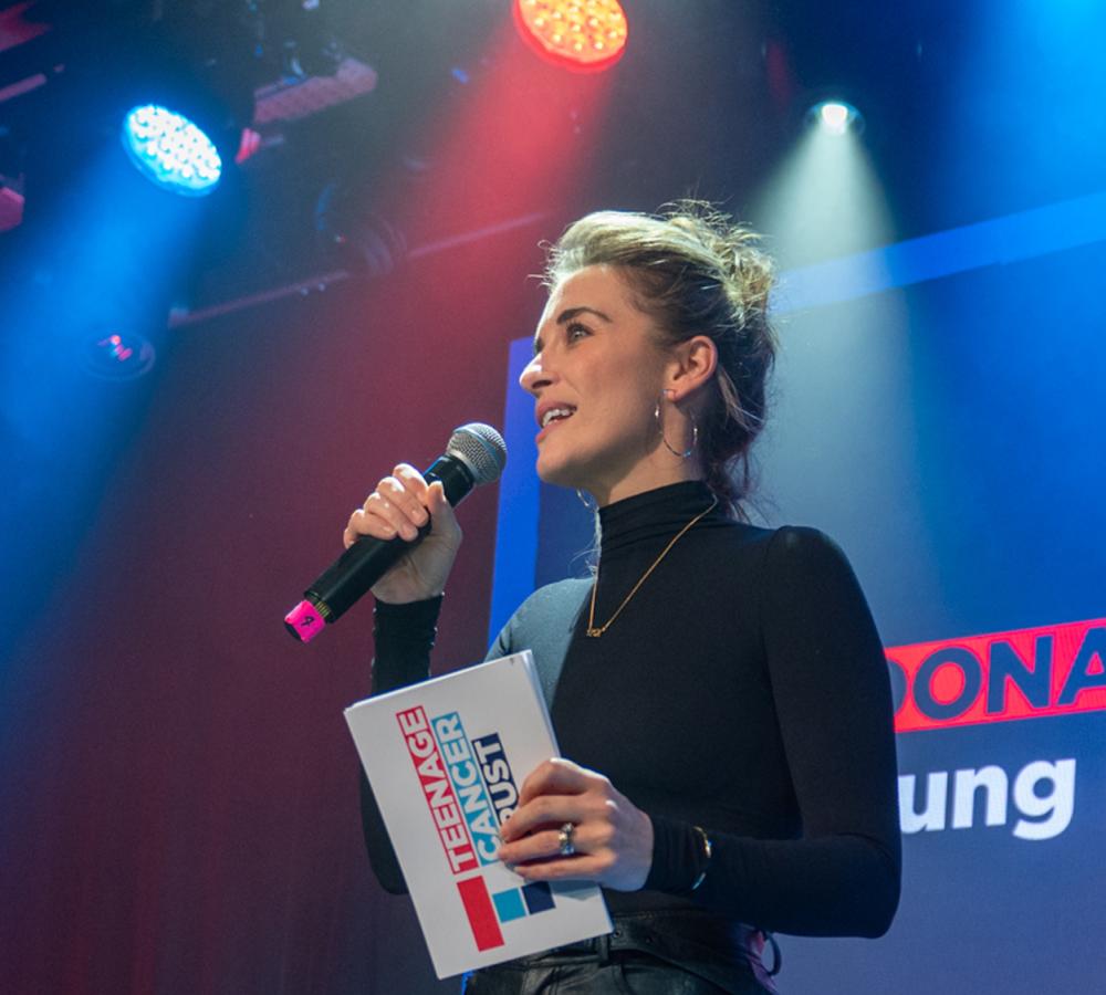 Vicky McClure hosting on stage at This Is Nottingham