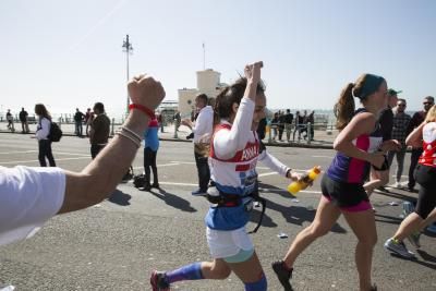Teenage Cancer Trust Brighton Marathon runner