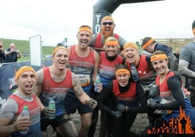 Tough Mudder team post race