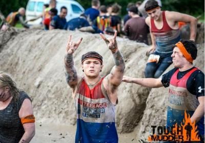 Young man being a Tough Mudder