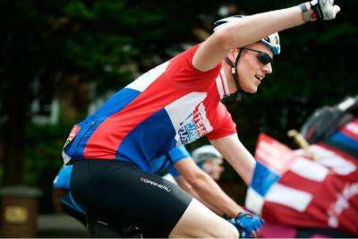 Teenage Cancer Trust Ride London Cyclist 