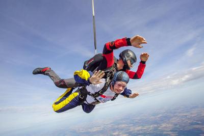 Tandam Skydive for charity and Teenage Cancer Trust