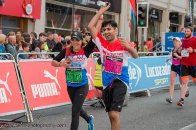 Two Teenage Cancer Trust Great Birmingham Run runners