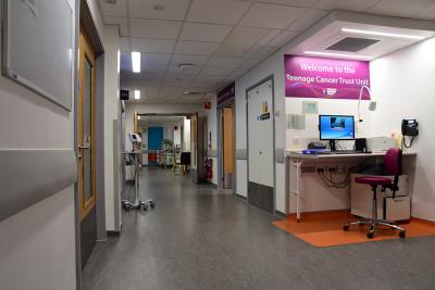 Corridor at Royal Hospital for Children and Young People in Edinburgh