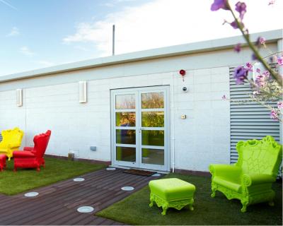 Royal Marsden unit roof terrace