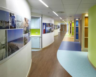 Southampton General Hospital unit main corridor