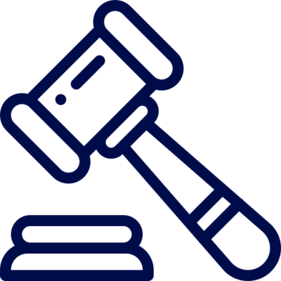 Icon showing an auctioneer's gavel
