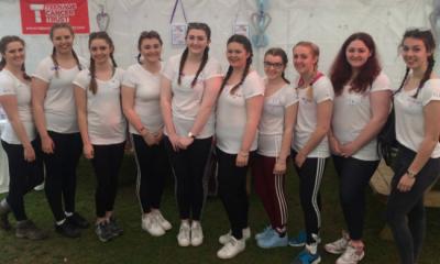 Group of people taking on the Walk in memory of Jess Thomas
