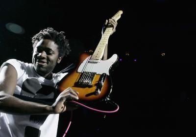 Bloc Party on stage at the Royal Albert Hall 2006