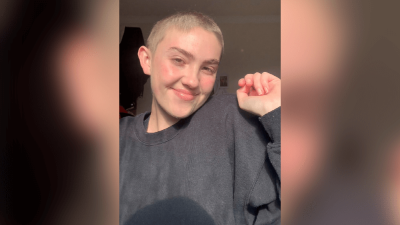 Young person with cancer