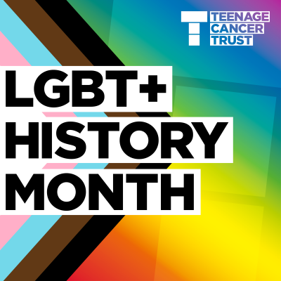 LGBT+ History Month graphic used on social channels