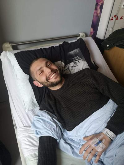 Gonzalo during treatment