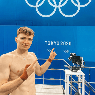 Tokyo 2020 Olympic diving Champion and Teenage Cancer Trust Ambassador Matty Lee