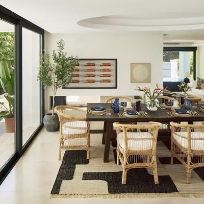The dining room of the £2,000,000 house you can win in the Omaze Marbella Superdraw in aid of Teenage Cancer Trust