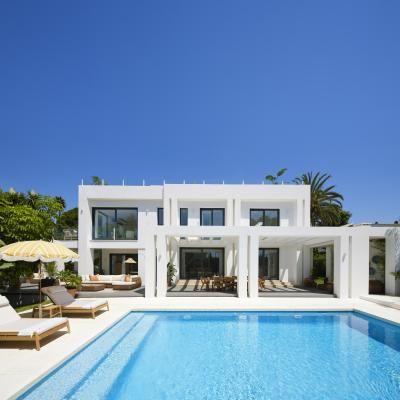 Front view of the £2,000,000 house you can win in the Omaze Marbella Superdraw in aid of Teenage Cancer Trust