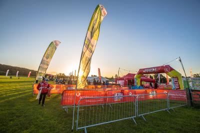 The finish line of the Chiltern 50 Challenge
