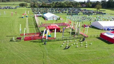 The base camp of the Chiltern 50 Challenge