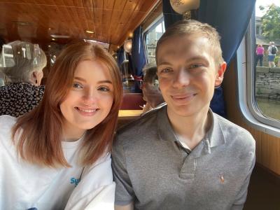 Lucas and his fiance Nadia