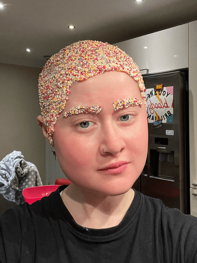 Shell's sprinkles anything but hair style