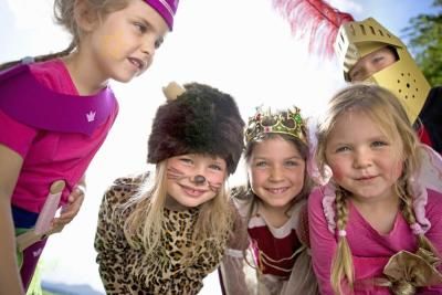Schoolchildren dressed up for a non-school uniform day to raise money for Teenage Cancer Trust