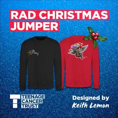 Rad Christmas Jumper designed by Keith Lemon