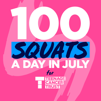 100 squats a day in July