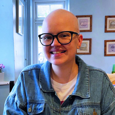 Hannah, during cancer treatment