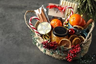 A Christmas hamper