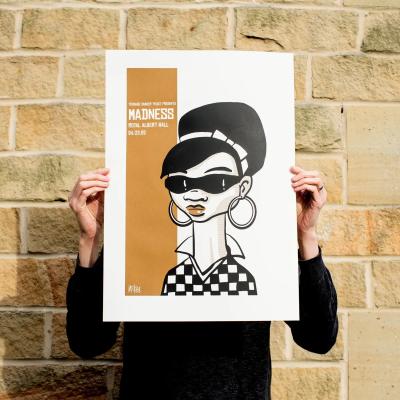 Madness print signed by Pete McKee and Madness