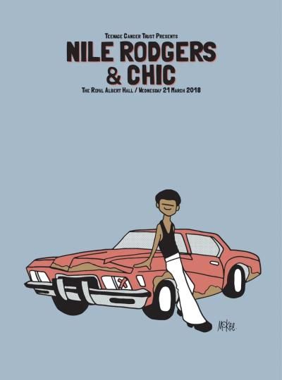 Pete McKee Nile Rodgers & Chic print