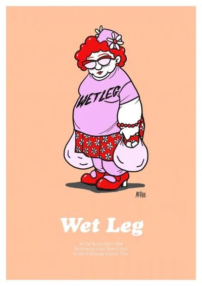 Pete McKee Wet Leg print