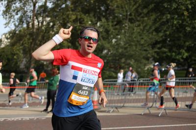 Teenage Cancer Trust runner