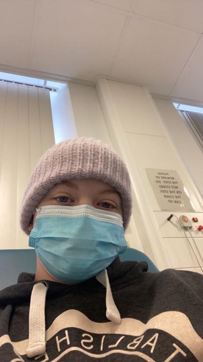 Lianne in hospital