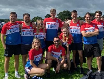 A group of Teenage Cancer Trust runners at Tough Mudder