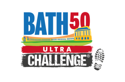 Bath 50 Ultra Challenge logo with footprint