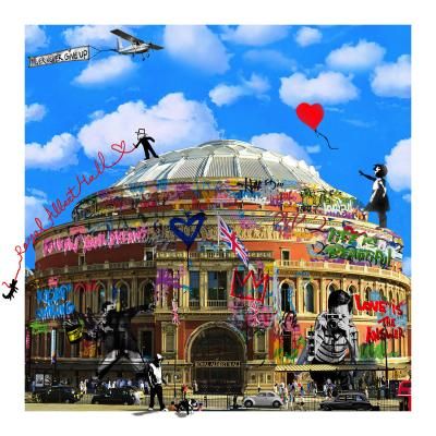 'Turn Up The Love' Mr Brainwash print.