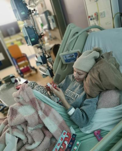 Billie in hospital
