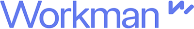 Workman logo in blue