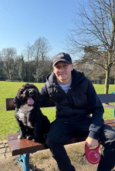 Ben and his dog