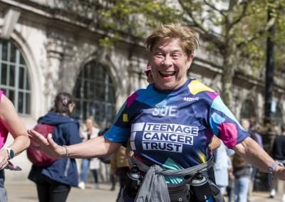 Teenage Cancer Trust runner