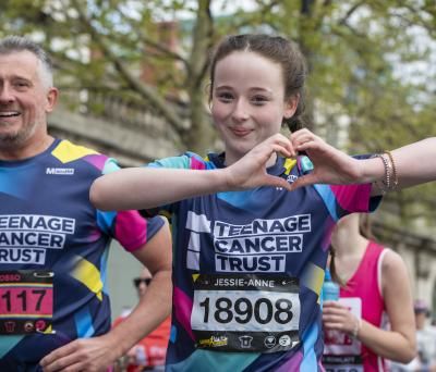 Teenage Cancer Trust runners