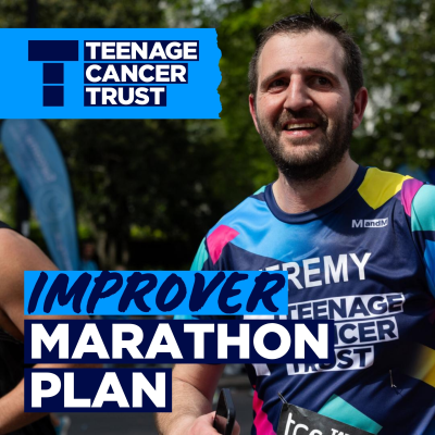 male runner smiling