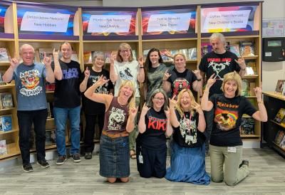 Band t-shirt day supporters