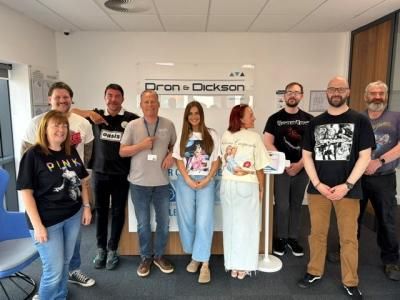 Supporters hosting a band t-shirt day