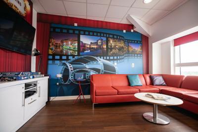Cinema room on Birmingham QE Teenage Cancer Trust unit
