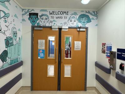 Leeds General Infirmary Teenage Cancer Trust unit entrance