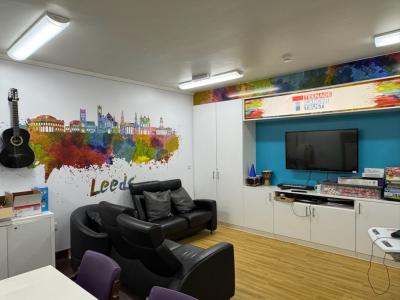 Leeds General Infirmary Teenage Cancer Trust unit social area