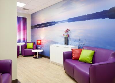 Quiet room at Nottingham City Hospital Teenage Cancer Trust unit